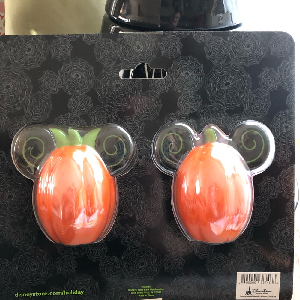 🎃Disney Mickey Minnie Mouse Halloween Pumpkin Salt Pepper Shakers🎃 - Picture 5 of 5